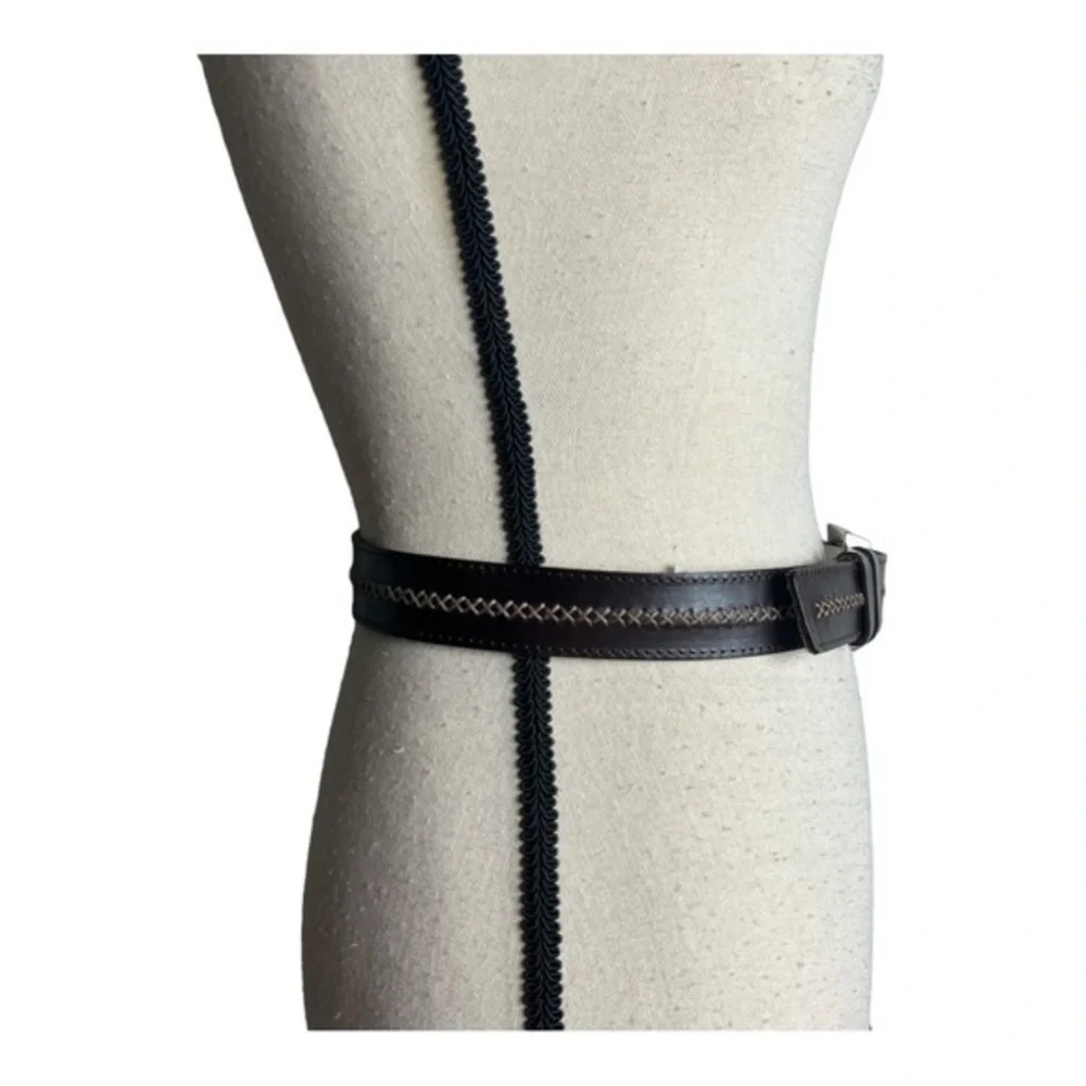 Claudio Orciani Brown Genuine Leather Belt